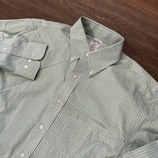 Brooks Brothers Regent Button Down Shirt Sz 16-2/3 Check Plaid Business