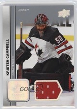 2023 Upper Deck Team Canada Juniors Women's WC Jersey Kristen Campbell #43 2d8