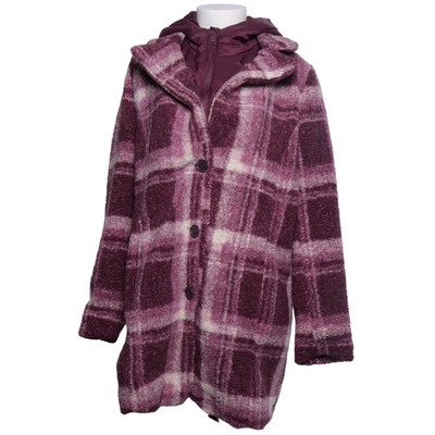 Multiblu, Jacke, Damen, Größe: 38, Lila/Weiß, Polyamid/Polyester, Karo #xYB