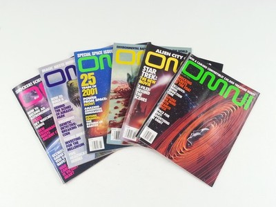 6 Vintage OMNI Magazine (4) 1993 (2) 1994 Collection Lot