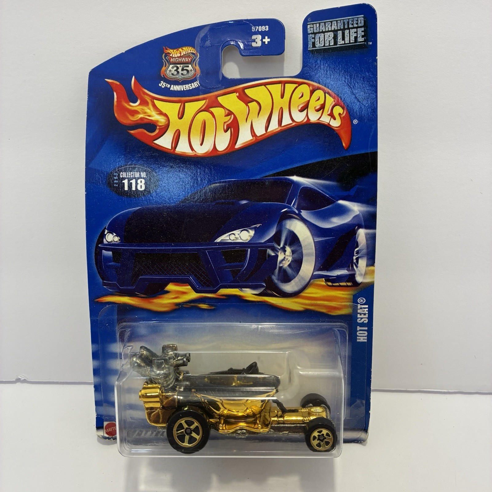 (1) HOT WHEELS Main Line #118 HOT SEAT gold