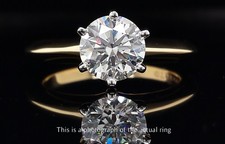 Tiffany & Co. 1.11ct G/IF Round Brilliant Diamond Engagement Ring in 18k Gold