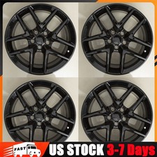 Set Of 4 18 Replacement Black Alloy Wheel Rim For Honda Civic 2016-2024 Wheel