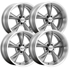 Set Of 4 Alloy Creations Ac505 18x8 5x5 0mm Gunmetal Wheels Rims 18 Inch