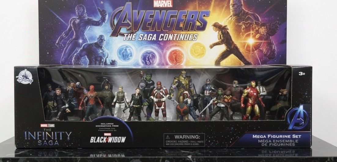 Disney Store Marvel The Infinity Saga Avengers Mega Figure Set of