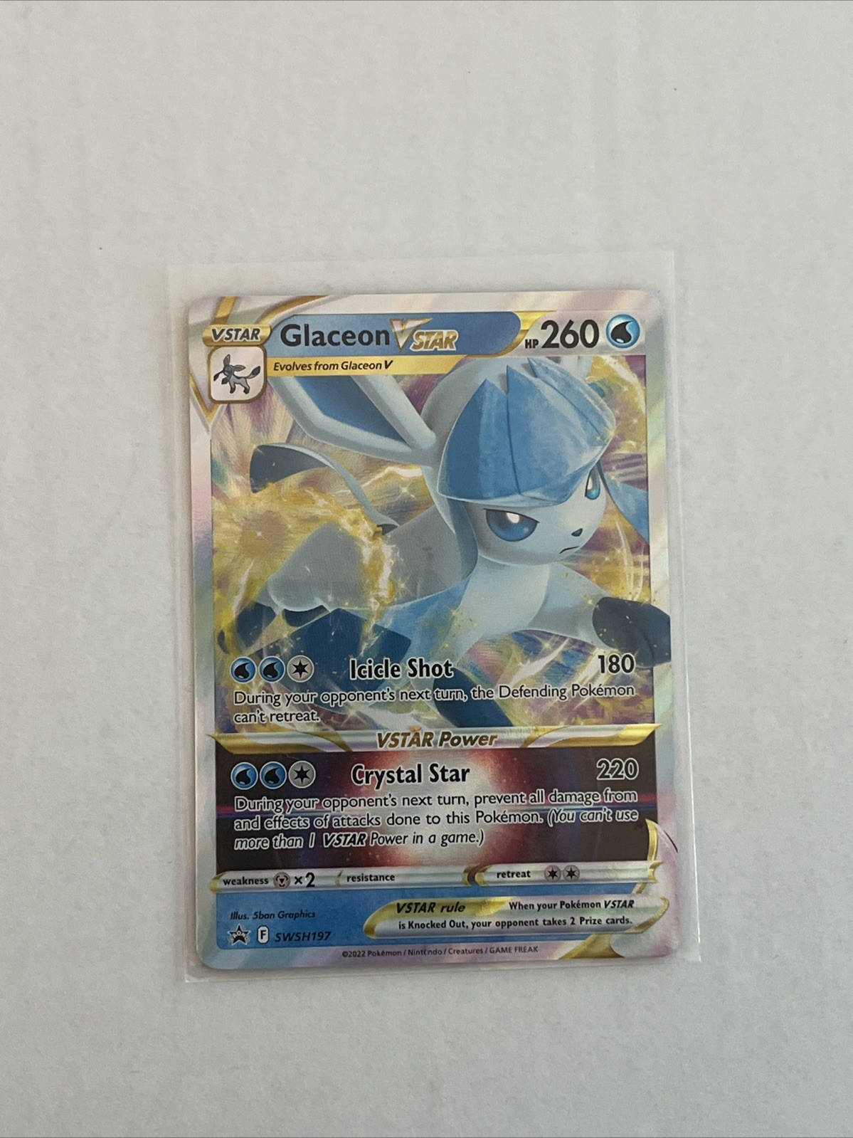 Glaceon VSTAR SWSH197 - Holo Promo - NM Pokemon