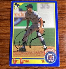 1990 Score - Pat Austin #626 (RC) on-card auto