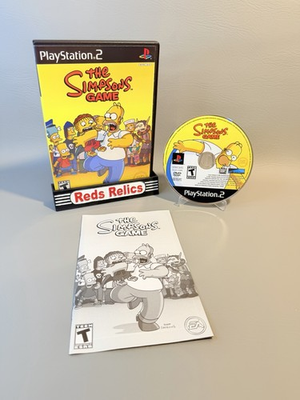 #ad #ad Simpsons Game Sony PlayStation 2 2007 Complete Pristine 1Y Warranty $44.95