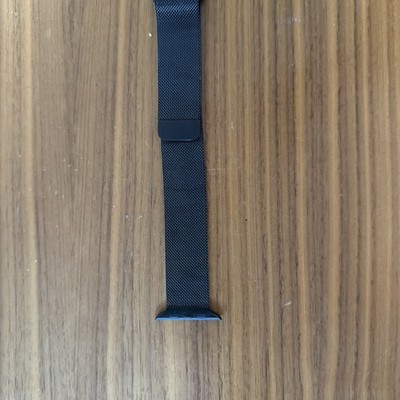Apple Watch Milanese Loop 46mm Graphite Stainless Steel Magnetic Band