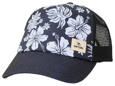 Rip Curl Mixed Yardage Women's Trucker Hat White Black NWT
