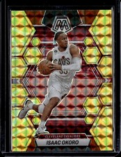 2022-23 Panini Mosaic #45 Isaac Okoro Reactive Yellow