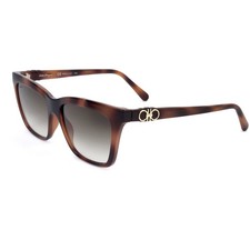 Ferragamo Damenmode 55Mm Havana Sonnenbrille SF1027S-214