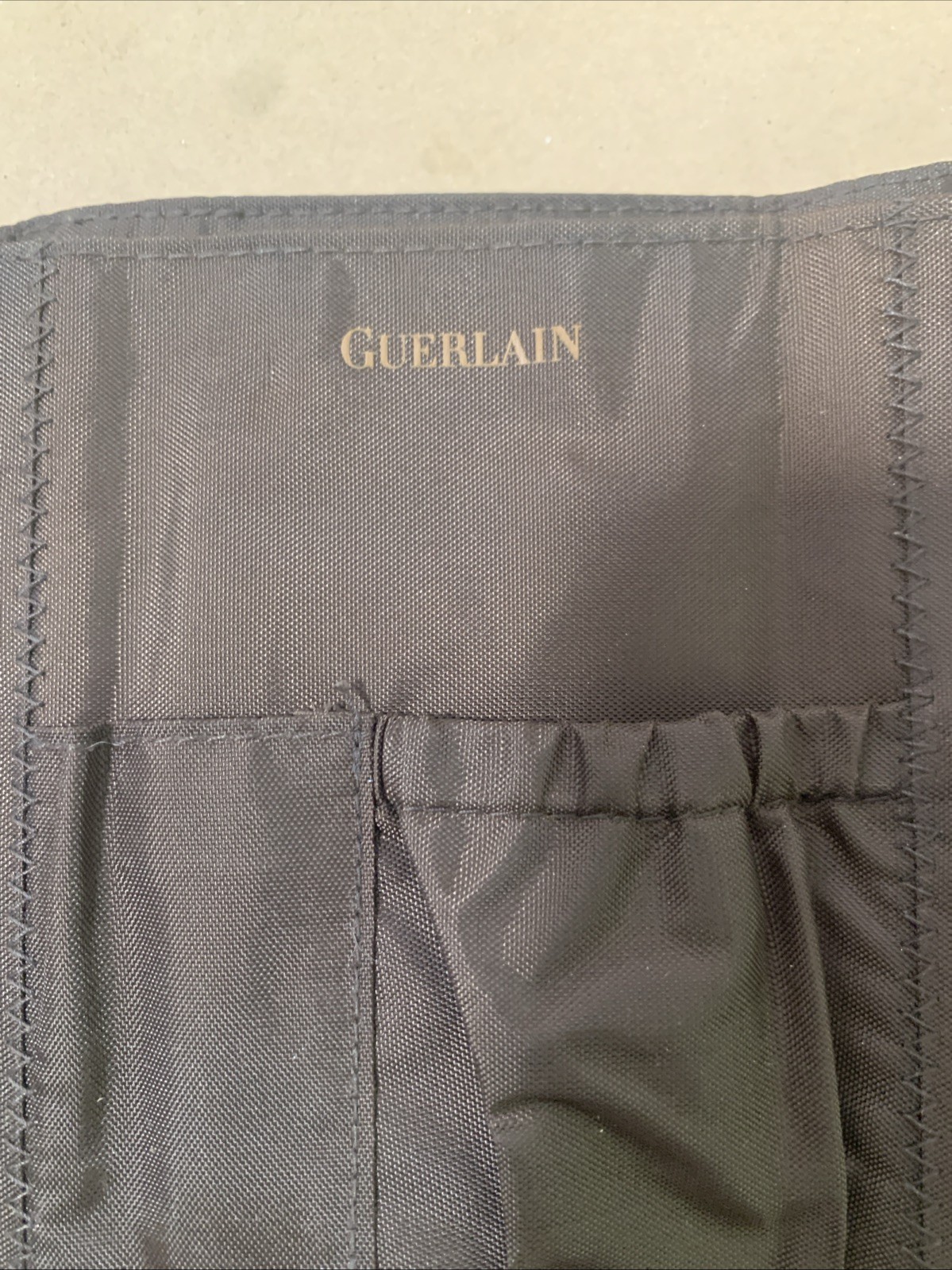 RARE ! Vintage Limited Edition Promo Guerlain Brown Soft Leather Trifold Wallet image 5