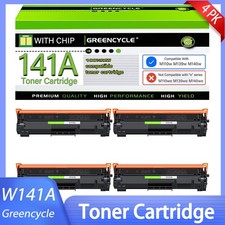 4PK greencycle New Chip 141A W1410A Toner Cartridge for HP M110w MFP M139w M140w