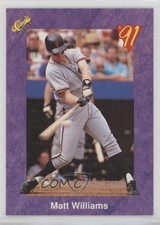 1991 Classic Matt Williams #158 5wg