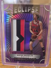 2024-25 Obsidian - Matas Buzelis Eclipse Electric Etch Purple Flood /75 #EM-MBC