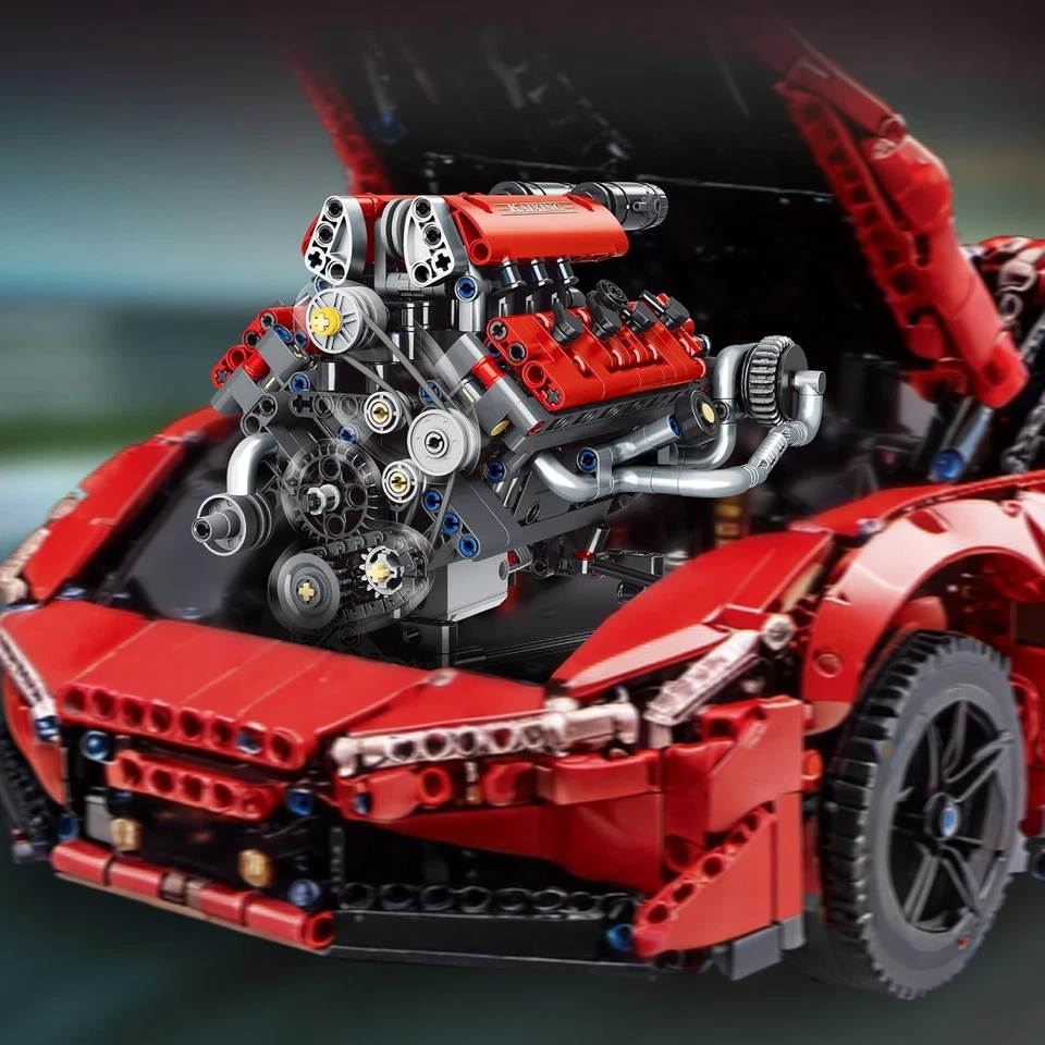 V8 Engine Kit Gas Model - OHV V8 Small Engine Model Kit Model Engine Resin Model - Image 3 of 4