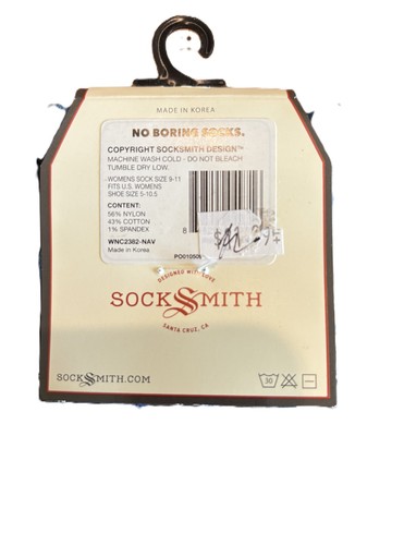 Calcetines Socksmith para mujer Enjoy The Ride remolque vintage novedad calzado - Imagen 3 de 3