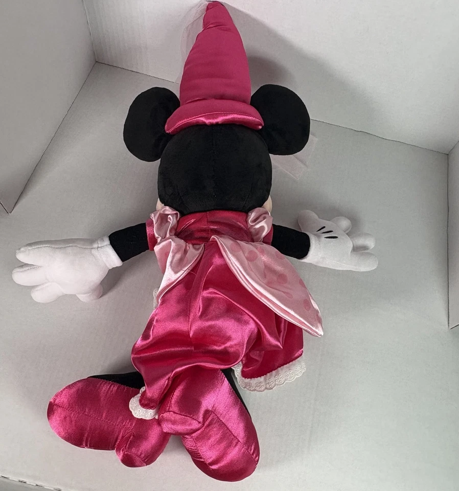 Disneyland Walt Disney World Princess Minnie Mouse Plush 23" Pink - Image 4 of 4