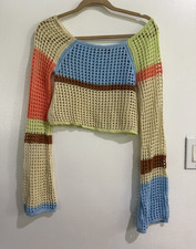 Urban Outfitters Multicolor Colorblock Open-K...