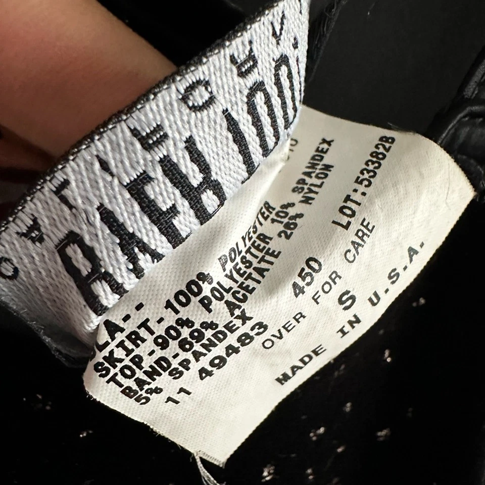 Byer vintage años 90 también! Vestido largo negro formal con tiras de espagueti talla pequeña Foto 4 de 4