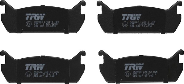 Bremsbelagsatz Scheibenbremse Hinterachse FüR Mazda Suzuki Daihatsu 323 C IV F-image