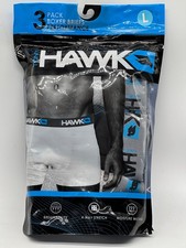 NEW 3 PACK MENS TONY HAWK 4 WAY STRETCH PERFORMANCE 6" INSEAM BOXER BRIEFS LARGE