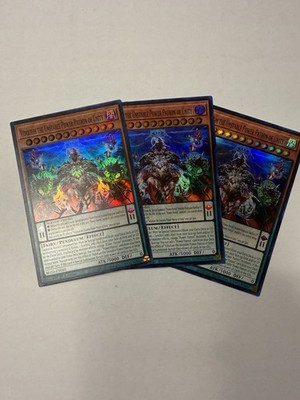 3x Vidolium the Unstable Power Patron of Unity BLZD-EN010 super rare
