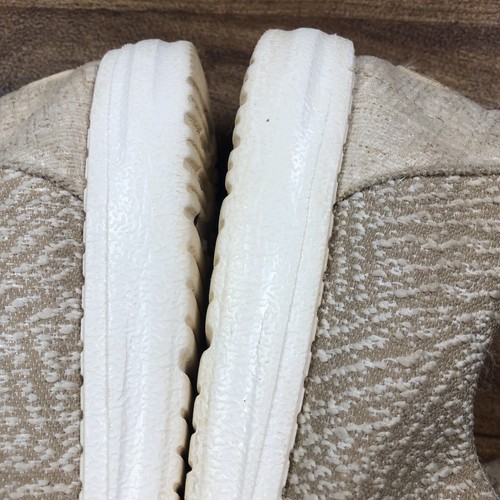 Hey Dude Women Sz 7 Wendy Woven Zig Zag Cream Shoes *Read - Picture 11 of 17