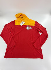 Kansas City Chiefs Nike Alternate Hooded Long Sleeve T-Shirt Men s M Red NWT