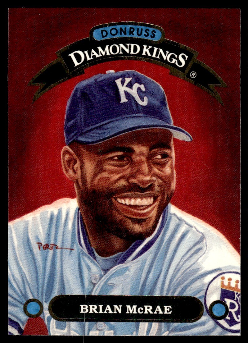 1992 Donruss Diamond Kings Brian McRae #DK-16