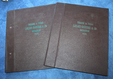 LOT de 2 PORTE DOCUMENTS / LELEU BOUCHE / TISSAGE DE TOILES / ESTAIRES