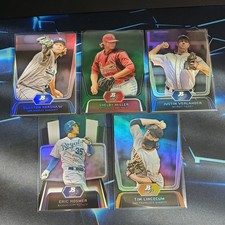 2012 Bowman Platinum Baseball  Card lot of 5 w/ 1 die cut Eric Hosmer