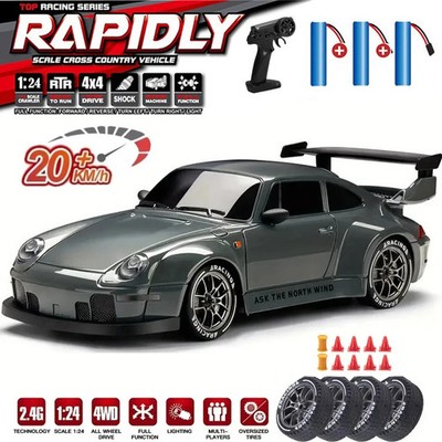 1/24 Rc Drift Car 4WD Remote Control Car High Speed 20KM/H Electric Racing Drive