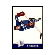 1994 Parkhurst Missing Link 1956-57 Hugh Bolton Toronto Maple Leafs #124