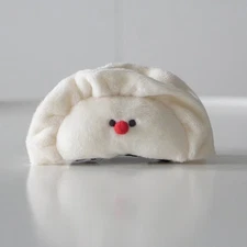 Lovely Dumpling Hair Clips White Hair Claw Clips Furry Hair Barrettes for Girls