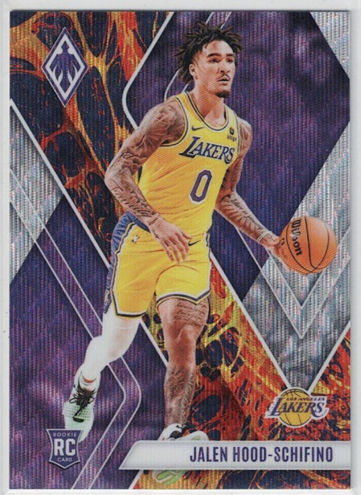 2023-24 Panini Phoenix Jalen Hood-Schifino #260 LAVA /75 - LA Lakers