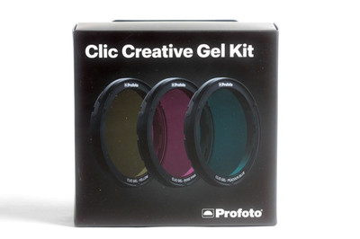Profoto Clic Creative Gel Kit - Ungeöffnet - Yellow - Rose Pink - Peacock Blue