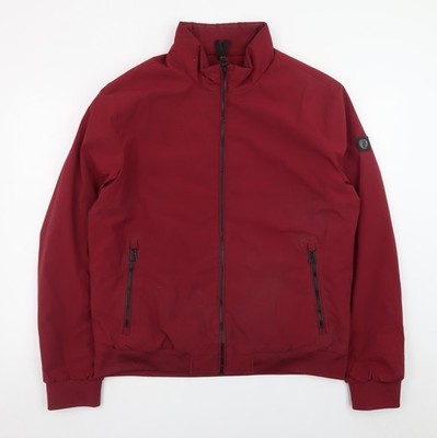 Lerros Herren Bomberjacke Rot L Full Zip Softshell Freizeit