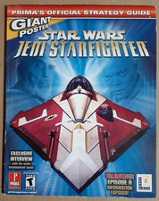 Star Wars Jedi Starfighter Prima's Official Strategy Game Guide W/Poster PS2