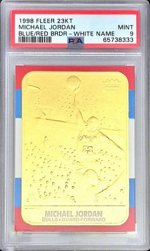 Jordan 1997 Fleer Jordan Gold