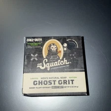 Dr. Squatch COD Call Of Duty Ghost Grit Natural Soap Bar Limited Edition NEW