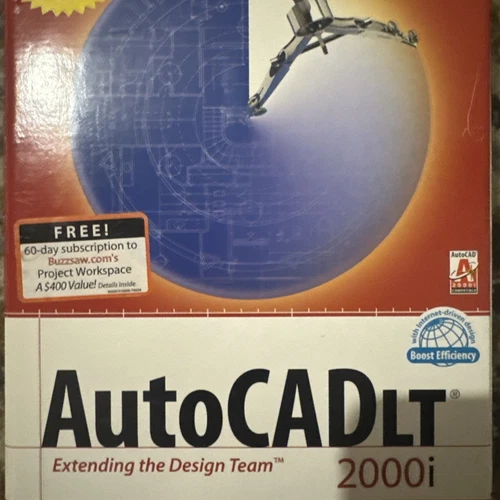 AutoCad LT 2000i Software, Extending Design Team - 2D Design & Drafting