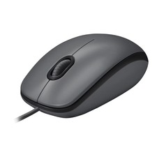 Logitech - M100 Wired Optical Ambidextrous PC Mouse with 1000 DPI Optical Tra...