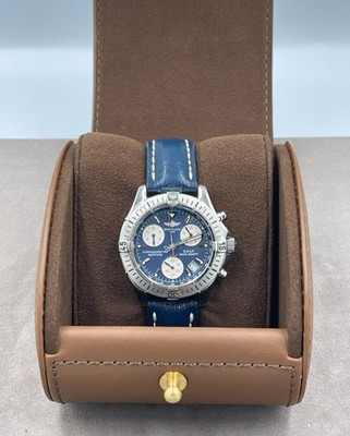 Breitling Colt A73350 Blue Dial w/White Sub Dials on Blue Strap w/Box
