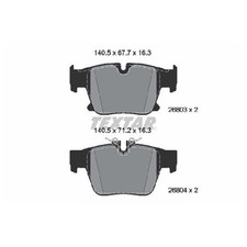 Satz Bremsbeläge 24543570 Bremsklötze hinten für BMW 5-er G60 G61 7-er G70 X3