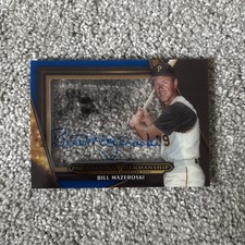 2024 Topps Five Star Bill Mazeroski Pentamerous Penmanship Blue Auto /15 #PP-BM