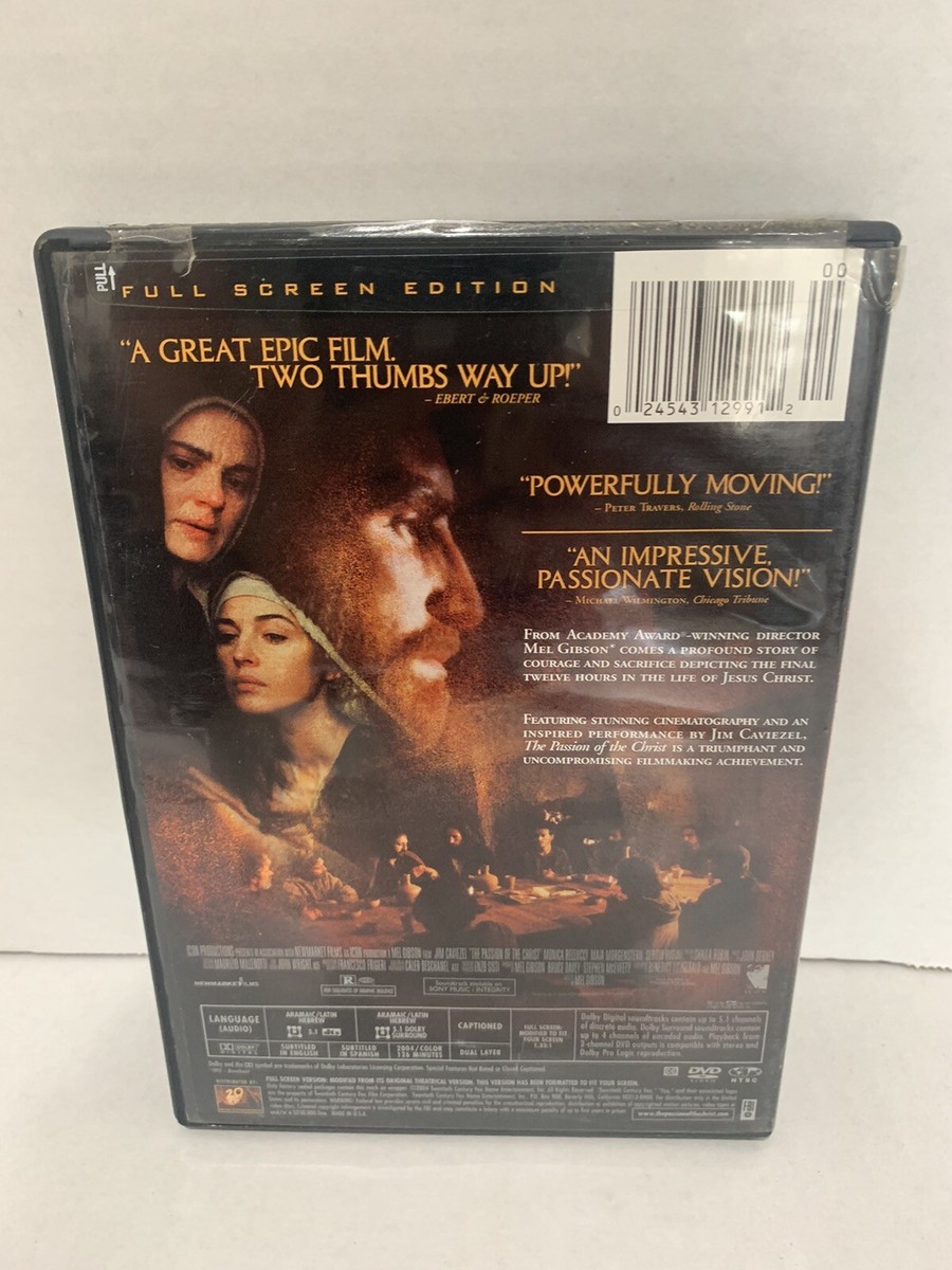 The Passion of the Christ (DVD, 2004). Like new, in great