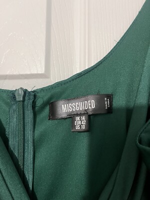 Missguided Emerald Green Silk Cowl Neck Midi Dress | eBay UK Missguided Emerald Green Silk Cowl Neck Midi Dress | eBay UK