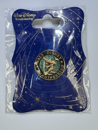Disney WDI Sorcerer Mickey Logo Pin Teal Background with Gold MOG D23 Expo 440